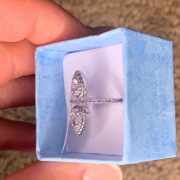 “Delighted to See You” Bomb Party Amethyst Ring - Picture 2 of 3